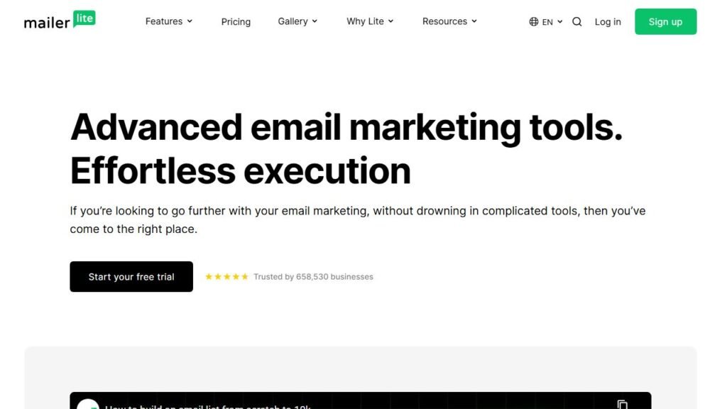 An informative illustration about MailerLite