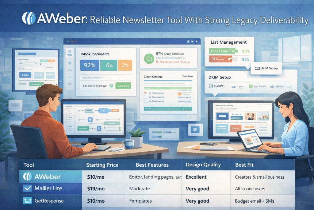 An informative illustration about AWeber: Reliable Newsletter Tool With Strong Legacy Deliverability