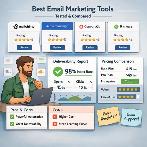 JAK Digital Hub | Email Marketing Tools That Scale 9 Best Email Marketing Tools (Tested & Compared)
