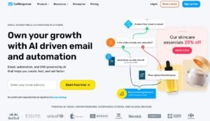 GetResponse screenshot