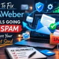 An informative illustration about How To Fix AWeber Emails Going To Spam Before Your Next Send