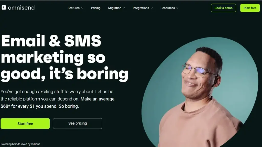 An informative illustration about Omnisend