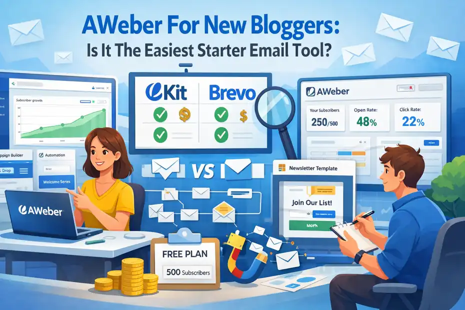 An informative illustration about AWeber For New Bloggers: Is It The Easiest Starter Email Tool?