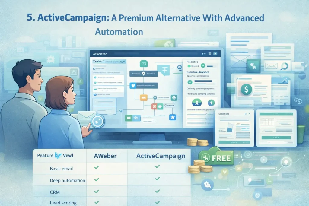 An informative illustration about ActiveCampaign: A Premium Alternative With Advanced Automation