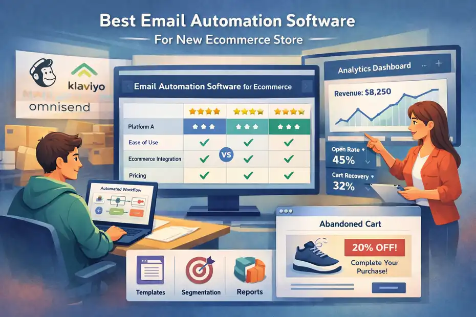 An informative illustration about Best Email Automation Software For New Ecommerce Store