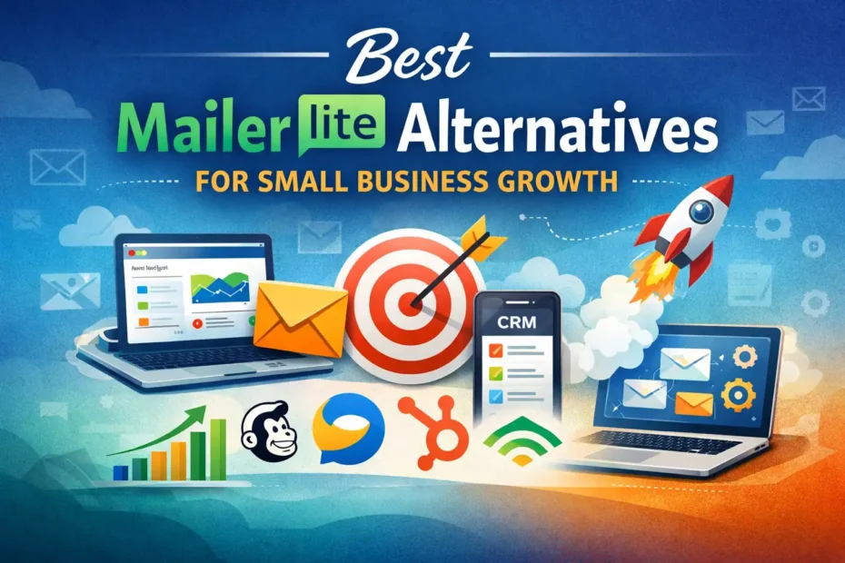 An informative illustration about Best MailerLite Alternatives for Small Business Growth
