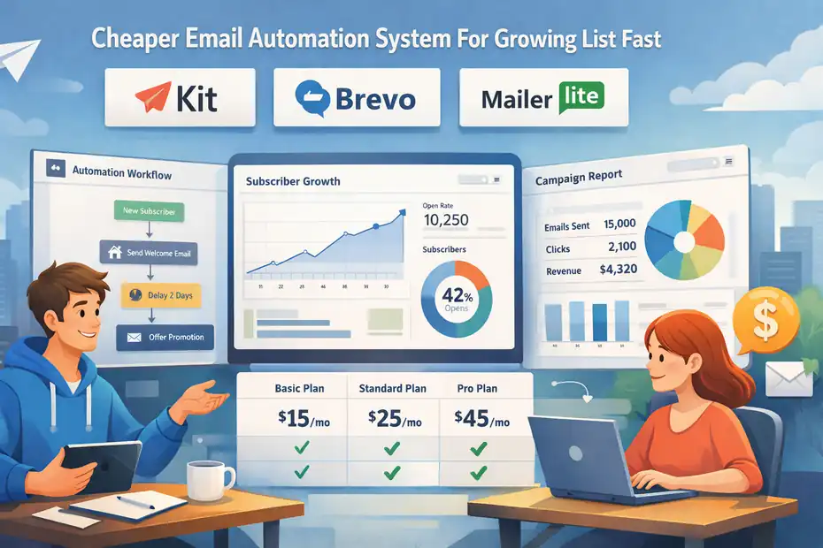 An informative illustration about Cheaper Email Automation System For Growing List Fast