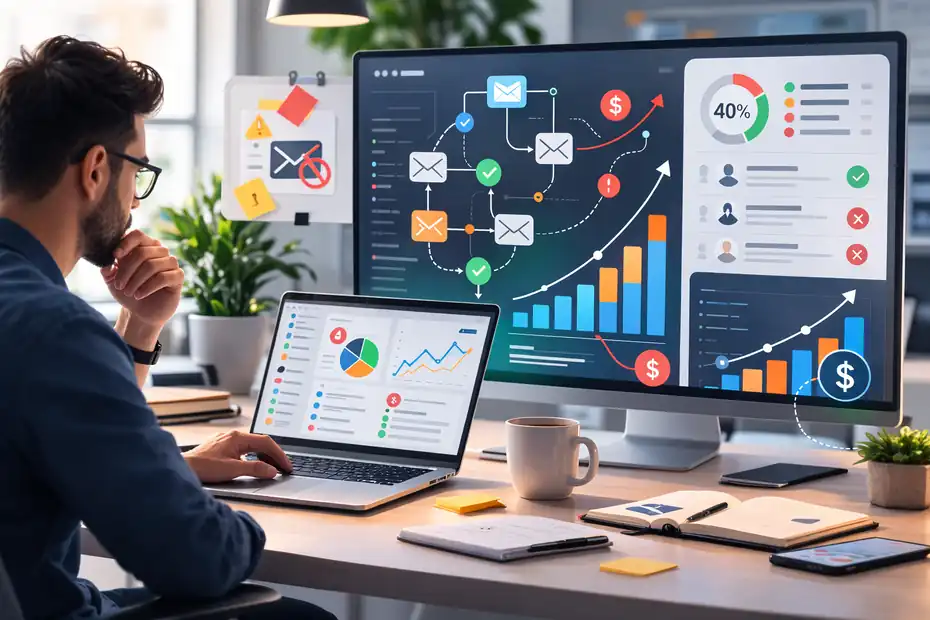 An informative illustration about Common Mistakes That Make Email Automation Expensive