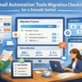 An informative illustration about Email Automation Tools Migration Checklist for a Smooth Switch