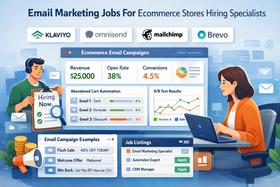 Email Marketing Jobs For Ecommerce Stores Hiring Specialists 1 An informative illustration about Email Marketing Jobs For Ecommerce Stores Hiring Specialists