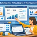 An informative illustration about Email Marketing Jobs Without Degree: 10 Real Opportunities
