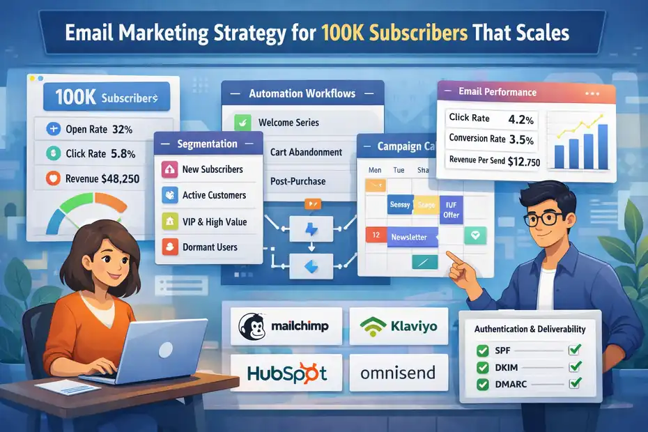 Email Marketing Strategy for 100K Subscribers That Scales 1 An informative illustration about Email Marketing Strategy for 100K Subscribers That Scales