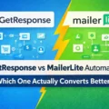 An informative illustration about GetResponse vs MailerLite Automation: Which One Actually Converts Better?