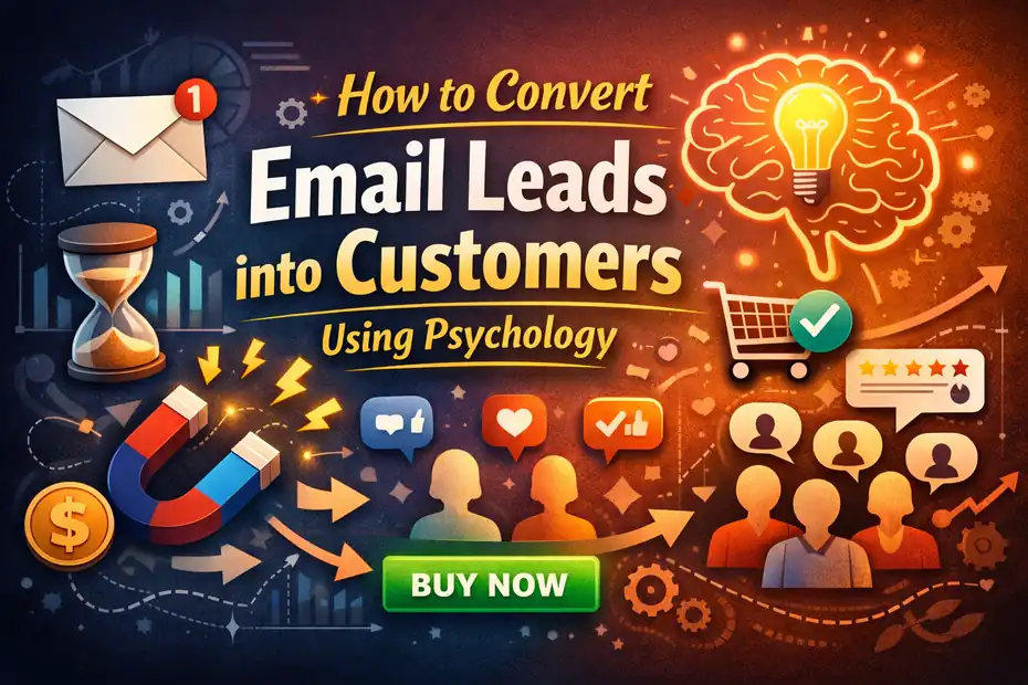 An informative illustration about How To Convert Email Leads Into Customers Using Psychology