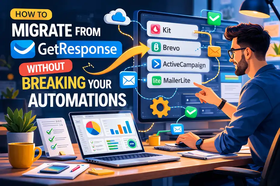 An informative illustration about How To Migrate From GetResponse Without Breaking Your Automations