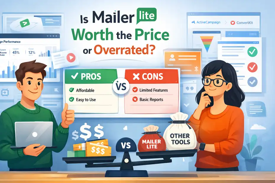 An informative illustration about Is MailerLite Worth the Price or Overrated?