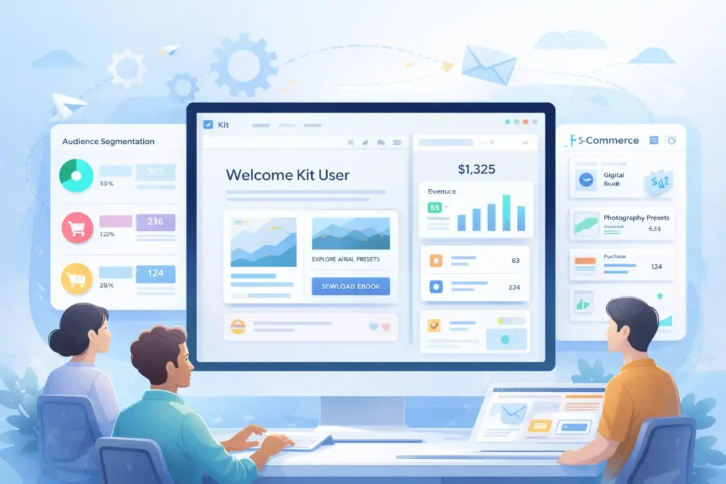 An informative illustration about Kit: Creator-Friendly Automations Built For Lean Teams