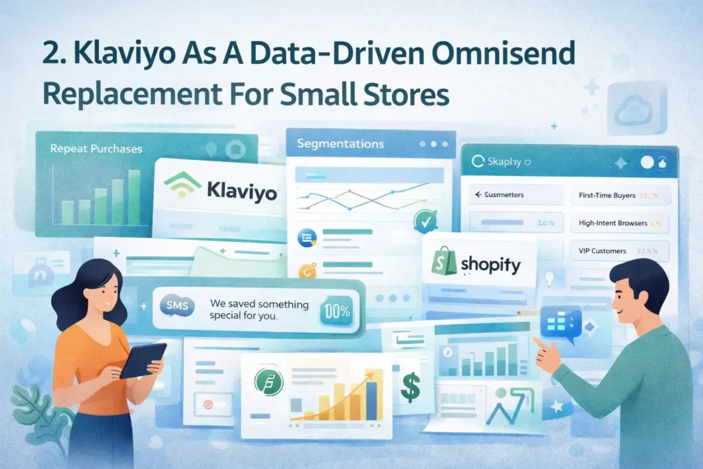 An informative illustration about Klaviyo As A Data-Driven Omnisend Replacement For Small Stores