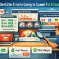 An informative illustration about MailerLite Emails Going to Spam? Fix It Fast