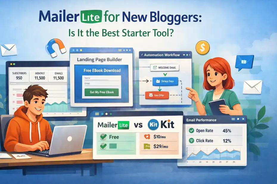 JAK Digital Hub | Email Marketing Tools That Scale 11 An informative illustration about MailerLite for New Bloggers: Is It the Best Starter Tool?