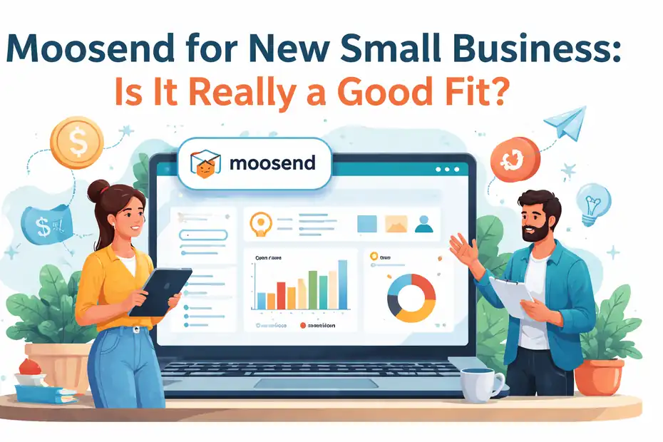 An informative illustration about Moosend for New Small Business: Is It Really a Good Fit?