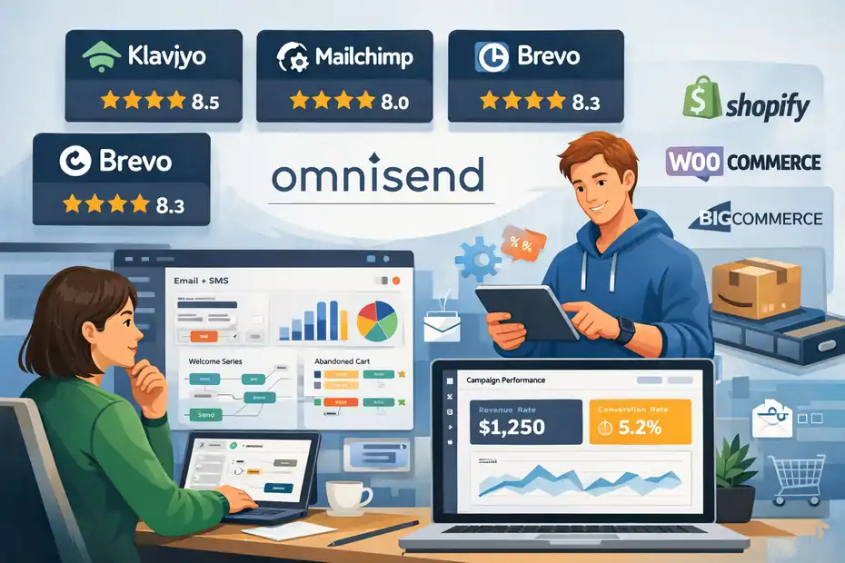 An informative illustration about Omnisend For New Ecommerce Store: Is It The Right First Tool?