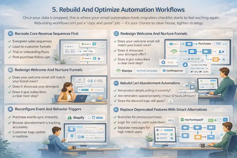 An informative illustration about Rebuild And Optimize Automation Workflows