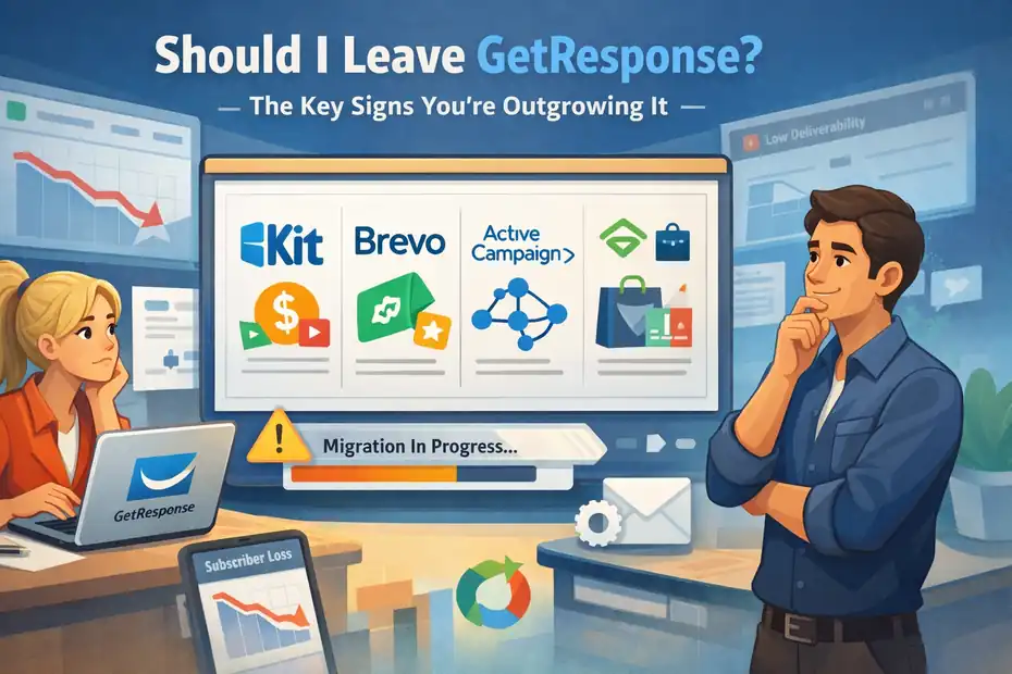 Should I Leave GetResponse? The Key Signs You’re Outgrowing It 1 An informative illustration about Should I Leave GetResponse? The Key Signs You’re Outgrowing It