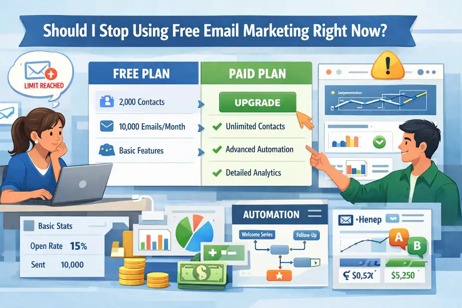 Should I Stop Using Free Email Marketing Right Now? 1 An informative illustration about Should I Stop Using Free Email Marketing Right Now?