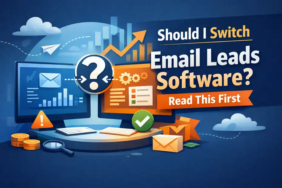 An informative illustration about Should I Switch Email Leads Software? Read This First