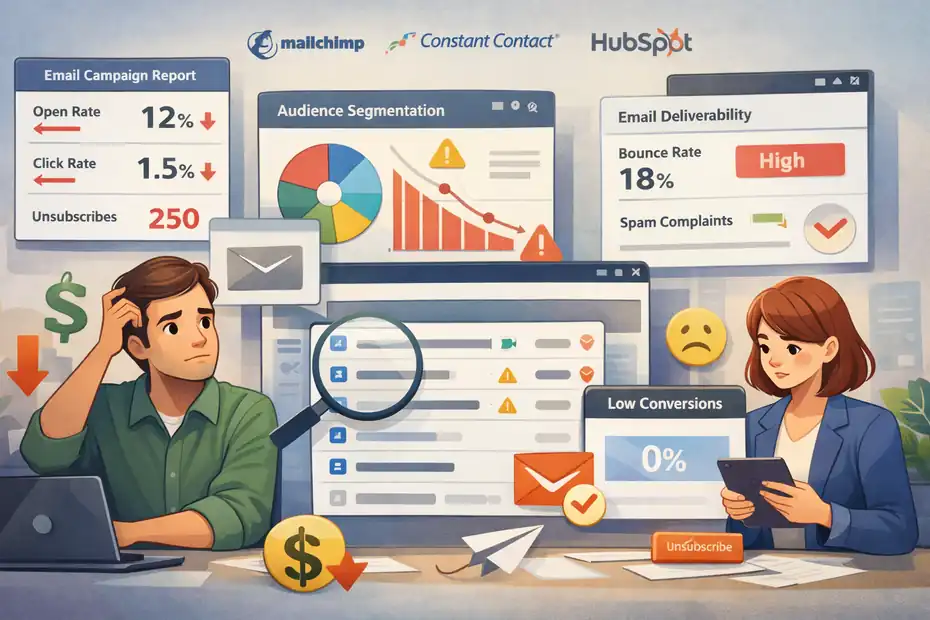 An informative illustration about Why Is My Email Marketing Strategy Not Working Anymore